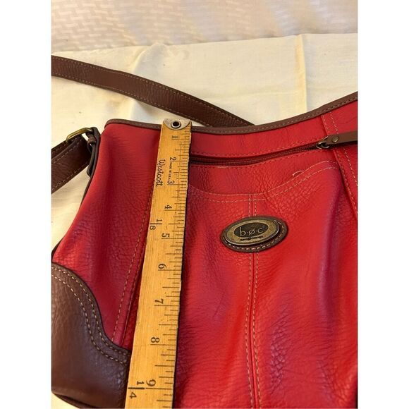 Boc Born shoulder bag red brown 12x9.5” faux leather - Picture 9 of 10